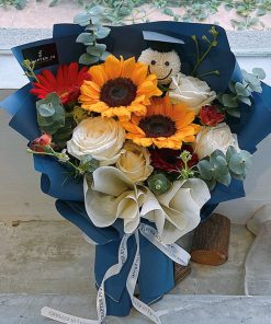 Jordan Blue Sunflowers