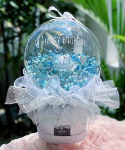 Sky Blue Baby's Breath Box