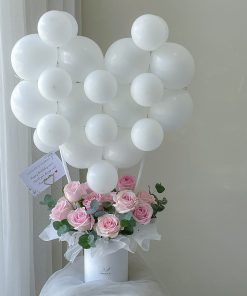 Heart Balloon Hug Box