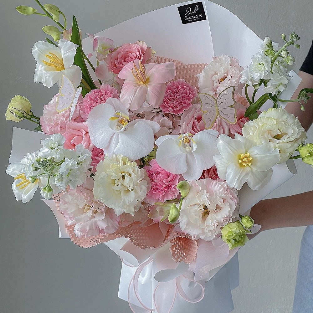 White Phalaenopsis Mixed | Chapter Ju