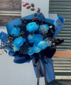 Navy Blue Roses