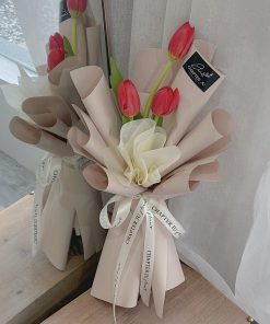 I Love You 3 Tulips