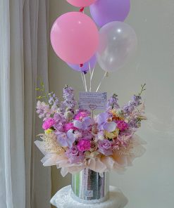 Purple Phalaenopsis Box